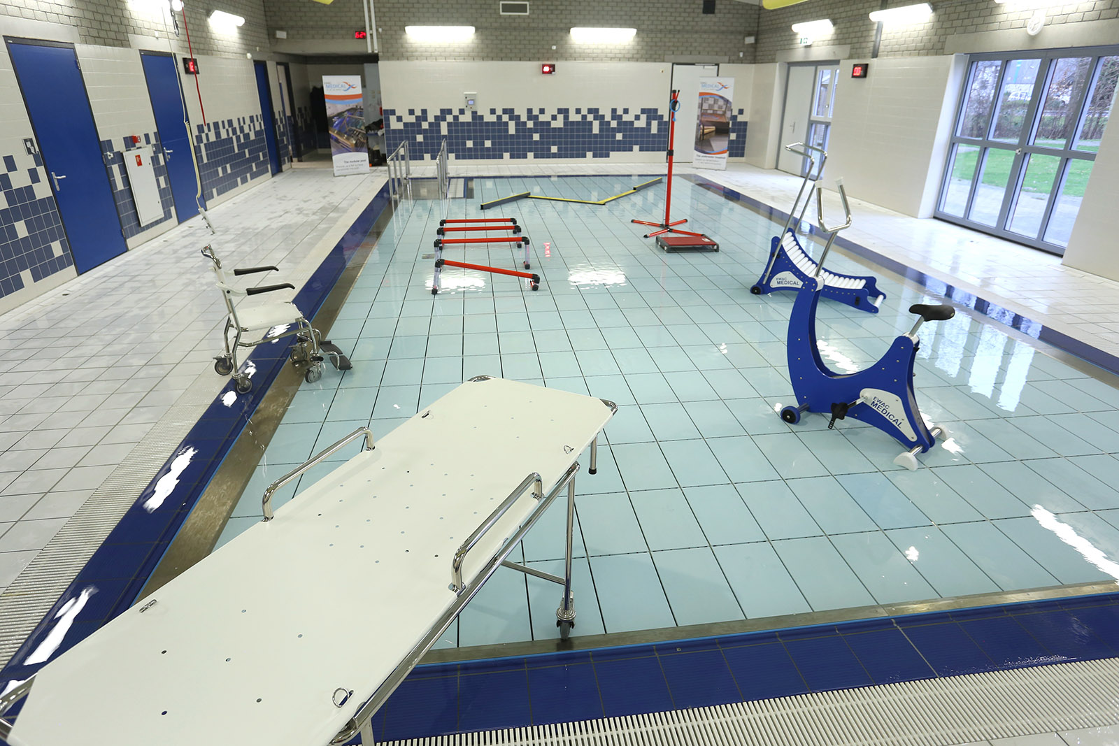 Оборудование ЛФК для реабилитации в бассейне Ewac Medical