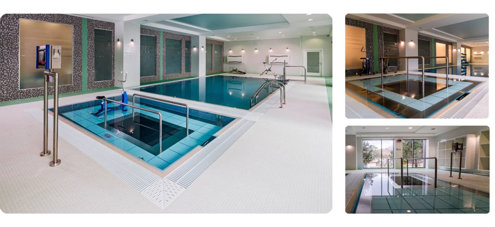 Подъемное дно бассейна для изменения уровня глубины