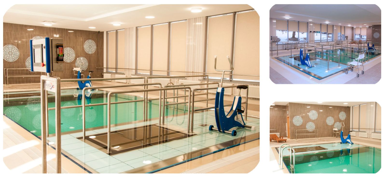 Подъемное дно бассейна Москва Клиническая Больница №1 УДП