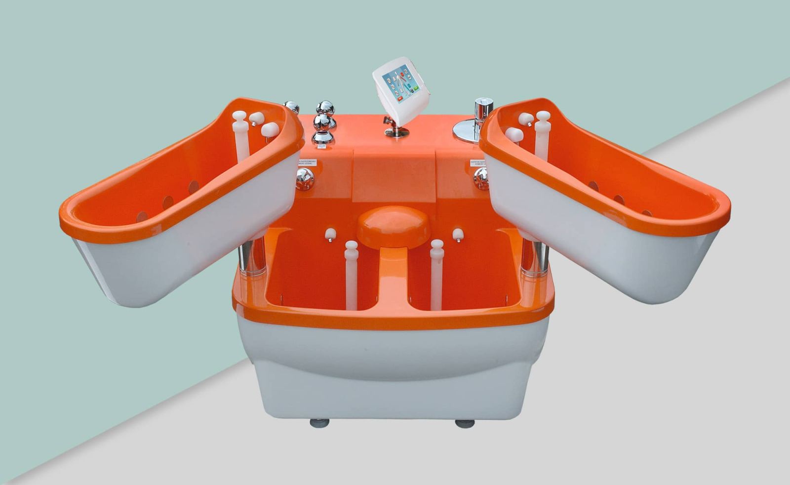 Четырехкамерная ванна для гальванических и струйно-контрастных процедур Tasman (Technomex, Польша)